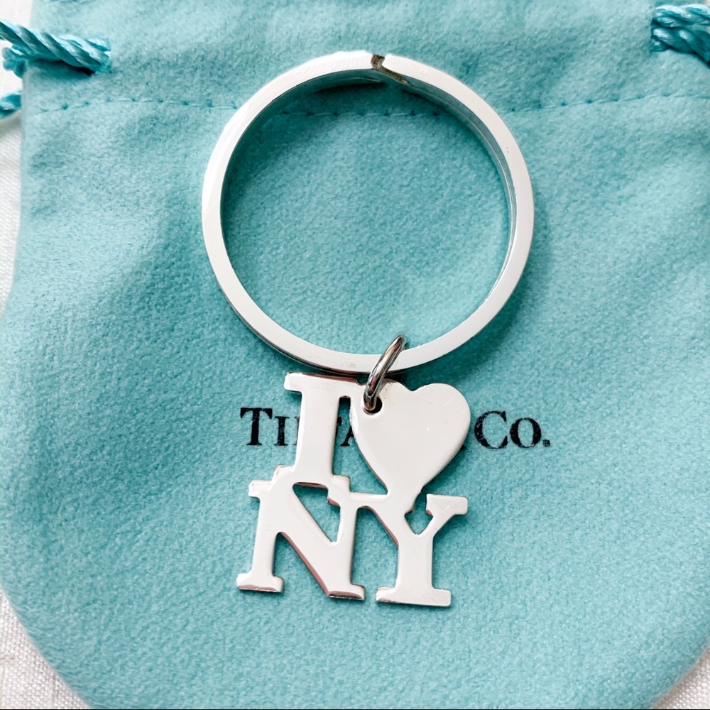 Tiffany & Co. I Love ❤️ New York Vintage Key Ring - Picture 6 of 8